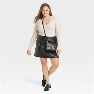 Women's Fine Gauge Scoop Neck Sweater - A New Day XXL